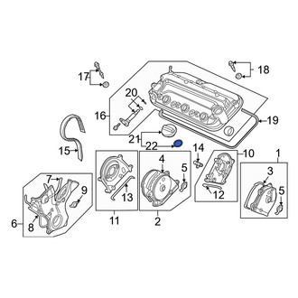 Acura OE - Engine Oil Filler Cap Gasket