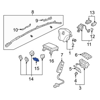 Acura OE - Air Bag Impact Sensor