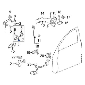 Acura OE - Battery Hold Down Nut