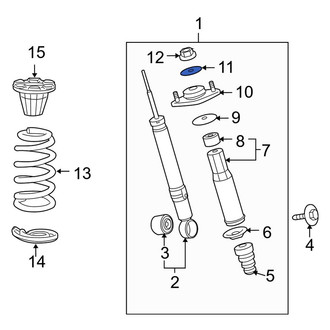 Acura OE - Suspension Strut Mount Washer