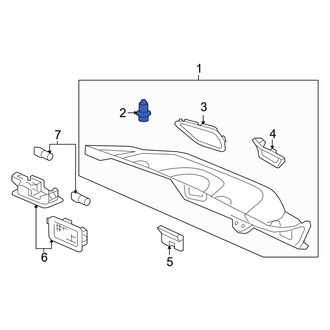 Acura OE - Rear Door Interior Trim Panel Retainer