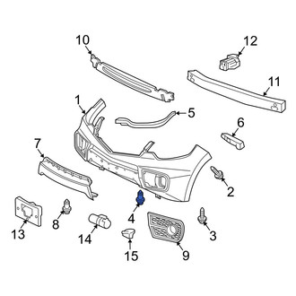 Acura OE - Fender Insulator Clip