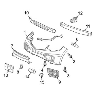 Acura OE - Front Bumper - Bumper & Components