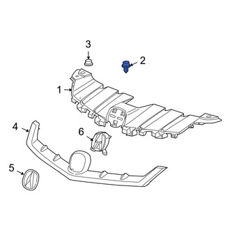 Acura OE - Grille Retainer