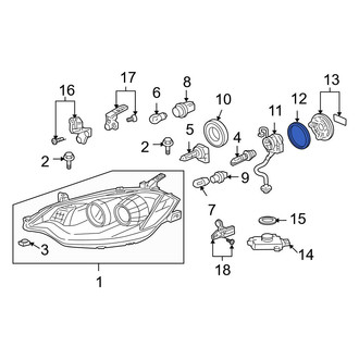 Acura OE - High Intensity Discharge (HID) Headlight Igniter Gasket