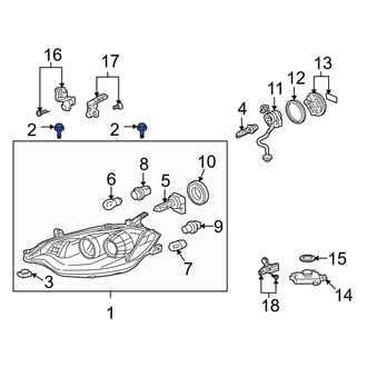 Acura OE - Engine Cooling Fan Shroud Bolt
