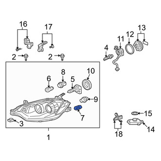 Acura OE - Side Marker Light Bulb