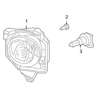 Acura OE - Front Lamps - Fog Lamps