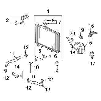 Acura OE - Cooling - Radiator & Components