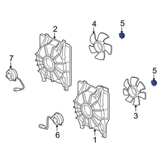 Acura OE - Engine Cooling Fan Blade Nut