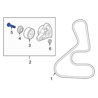 Acura OE - Accessory Drive Belt Idler Pulley Bolt