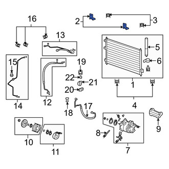 Acura OE - Upper A/C Condenser Bracket Insulator