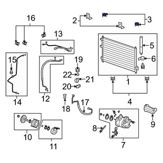Acura OE - Upper A/C Condenser Bracket Insulator