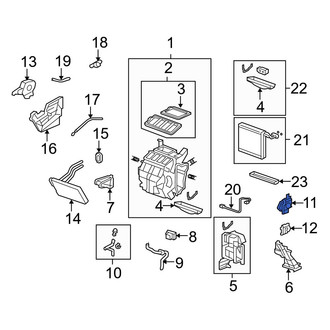 Acura OE - HVAC Air Inlet Door Actuator