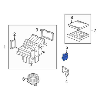 Acura OE - HVAC Air Adjustment Control Motor