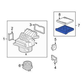 Acura OE - Cabin Air Filter Case