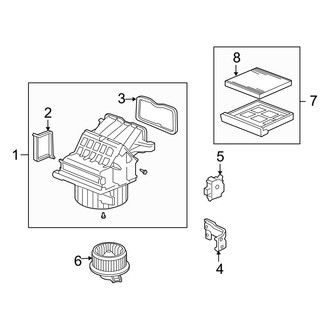 Acura OE - Air Conditioner & Heater - Blower Motor & Fan