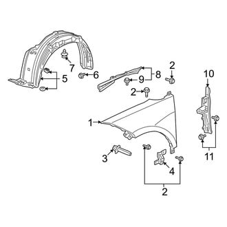 Acura OE - Fender & Components