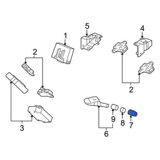 Acura OE - Tire Pressure Monitoring System (TPMS) Sensor Nut