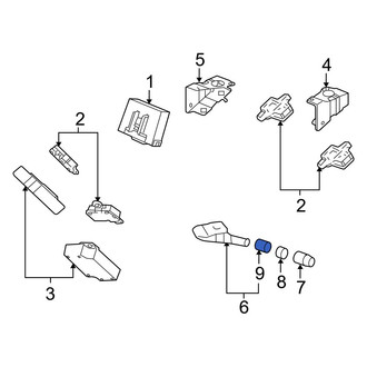 Acura OE - Tire Pressure Monitoring System (TPMS) Sensor Grommet