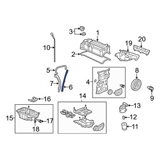 Acura OE - Lower Engine Timing Chain Guide