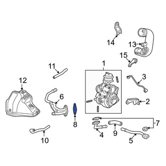 Acura OE - Turbocharger Coolant Line Gasket