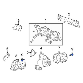 Acura OE - Catalytic Converter Heat Shield Bolt