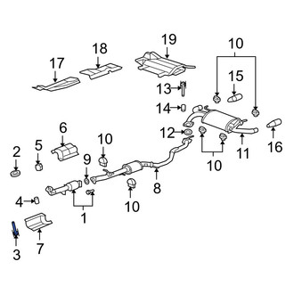 Acura OE - Front Exhaust Bolt