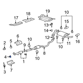 Acura OE - Exhaust Bolt Spring