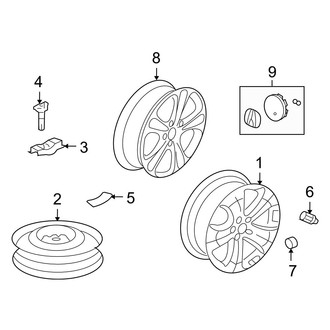 Acura OE - Alloy Wheels (Dealer Installed Accessory)