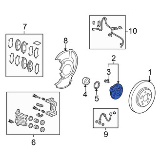 Acura OE - Front Wheel Hub