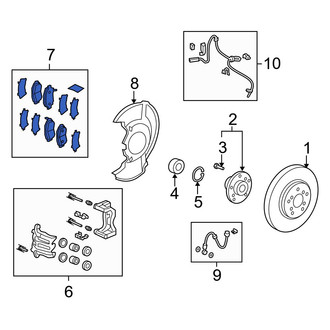 Acura OE - Front Disc Brake Pad Set