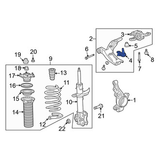 Acura OE - Front Suspension Ball Joint