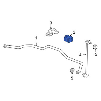 Acura OE - Front Suspension Stabilizer Bar Bushing