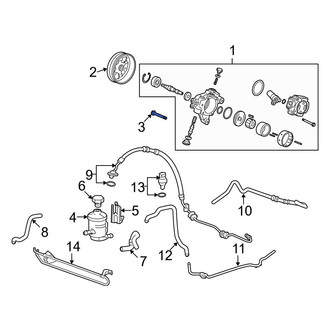 Acura OE - Automatic Transmission Mount Bolt