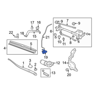 Acura OE - Windshield Washer Pump