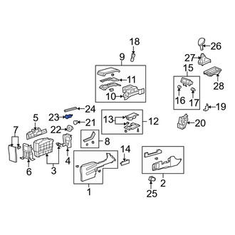 Acura OE - Front 12 Volt Accessory Power Outlet