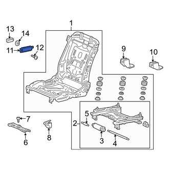 Acura OE - Right Power Seat Switch