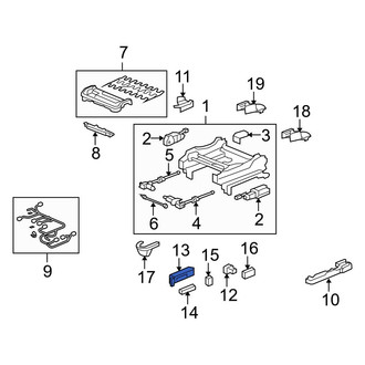 Acura OE - Left Power Seat Switch
