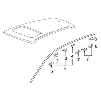 Acura OE - Roof - Exterior Trim