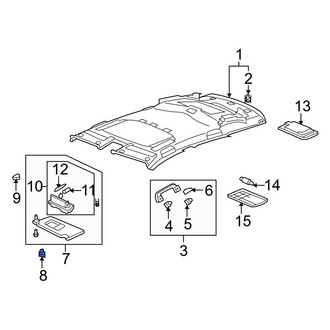 Acura OE - Sun Visor Holder