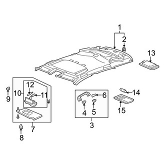 Acura OE - Roof - Interior Trim