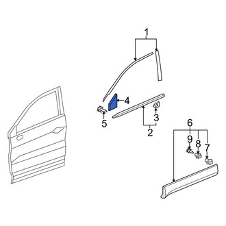 Acura OE - Front Left Door Mirror Trim Ring
