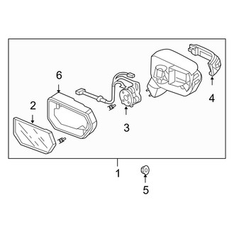 Acura OE - Front Door - Outside Mirrors