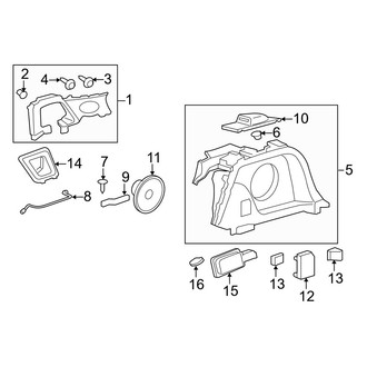 Acura OE - Quarter Panel - Interior Trim