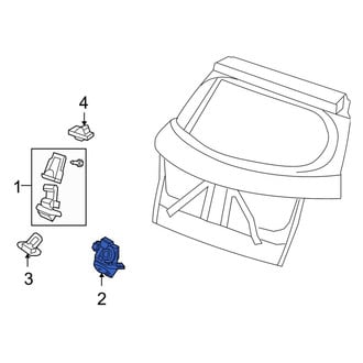 Acura OE - Rear Liftgate Latch