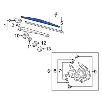 Acura OE - Rear Wiper Blade