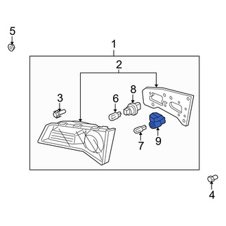 Acura OE - Back Up Light Socket