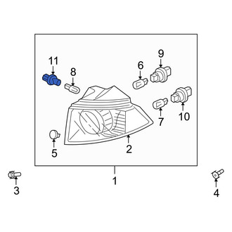 Acura OE - Front Headlight Socket