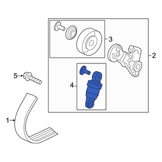 Acura OE - Belt Tensioner Damper
